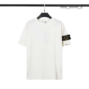 Дизайнерский дизайнерский каменные футболки высококачественная летняя мужская одежда в воздухопроницаемость на свободных кнопках