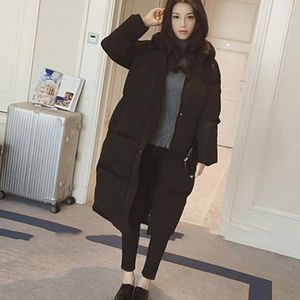 Men's Down Big Sale Women's Long Zipper Jacket Lady Cotton-padded Warm And Thick Coat For Exquisite Presents