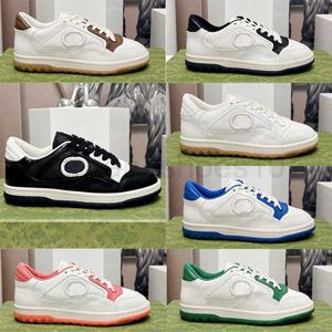 2023 LUXURY Projektanci Buty zwykłe mężczyźni Kobiety podróżują skórzane koronkowe trampki Modna Kowno-Moda Flat Mac80 Running Trainers Letters Buts Platforma Sneaker 5.0