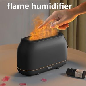 Cihazlar Xiaomi Aroma Difüzör Hava Nemlendiricisi Ultrasonik Serin Mist Maker Fogger LED uçucu Yağ alev lambası Difüsör USB