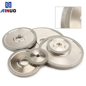 Slijpstenen 3/4/5/6inch Electroplated Flat Diamond Grinding Wheel Abrasive Disc Metal Milling Diamond Disc for Carbide File Grinder