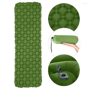 Camp Furniture TPU Ultralight Moisture-proof Portable Sleeping Bag Mattress Mat Sleep Pad Inflatable Camping Cushion