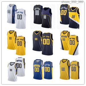 Anpassad Jersey Mens Womens Youth Indiana Bennedict Mathurin Buddy Hield Myles Turner Pacers 0 Tyrese Haliburton Isaiah Jackson Aaron Nesmith Basketball Bra