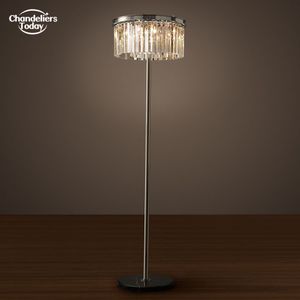 Lampy podłogowe Odeon z lat dwudziestych Luster Modern Retro LED Brass Black Chrome Standing Light