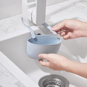 Hooks Kitchen Dish Cloth Sponge Storage Bag Sink Holder Soap Portable Home Hanging Drain Basket Bath Tool