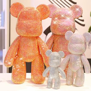 Stitch ny 5d DIY Diamond Målning Julgåva Crystal Bear Doll Mosaic broderi Roteston Full borrgåva till Girl Child Home DE