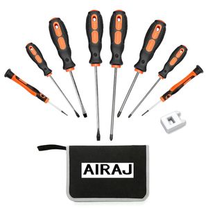 Schroevendraaier AIRAJ Screwdriver Set Multifunctional Appliance Parts Repair Hand Tool with Magnetizer and Storage Bag