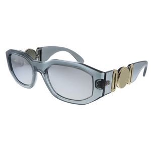 Moda Classic 4361 Óculos de sol para homens Black/cinza Irregular Full Rim Unisex Sunglasses