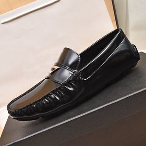 Top New Mens Dress Shoes Loafers Real Leather Footwear Party Suit Slip-On Shoe Size 38-45