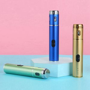 Ultimi fumi in alluminio colorato USB Electric Easy Maker Filling Port Dry Herb Tobacco Grind Spice Miller Grinder Portable Preroll Rolling Cigarette Holder DHL