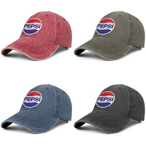 Pepsi cola blå och vit unisex denim baseball cap coolt tomt team uniquel hats226n