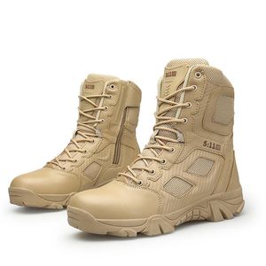 -men Desert Tactical Boots Mens Work Safty Shoes SWAT ARMY BOOT TACTICOS ZAPATOS ANKLE COMBAT BOOTS245V