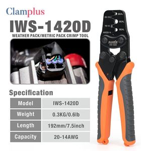 Tang IWS1420D WeatherPack/Metripack Crimping Strumento 2014Awg B Tipo Crimper Plier per Strumento di servizio aftermarket automobilistico