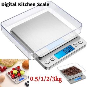 Digital Kitchen Scale Mini Pocket Precision Jewelry Electronic Balance Weight Gold Gram Scale with Back-Lit LCD Display Scale