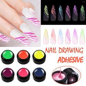 Nagelgel Art Noctilucent Elastic Drawing Spider Glue Potherapy 8ml