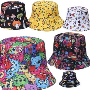 Nuovo cappello a scodella carino e carino, ombrellone maschile e cappello solare per protezione solare, anatra gialla dei cartoni animati, cappello da pescatore, femmina