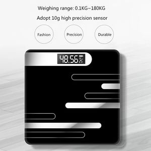 Bathroom Scale Floor Body Scales Digital Body Weight Scale LCD Display Glass Smart Electronic Scales