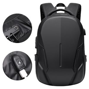 New arrival Fashion Backpack Men Multifunction Hard Shell 15 6 Inch Laptop Bag Waterproof Oxford Business Rucksack Notebook Back P3076