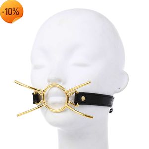 Massage Spider X Style O Ring Mouth Gag Sex Toys with Adjustable Restraints Strap for Women Fetish Roleplay Bdsm Bondage Oral Fixation