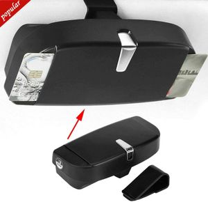 New Car Glasses Case Car Sun Visor Paper Glasses Clip Multi-Function Car Glasses Storage Box Large Capacity