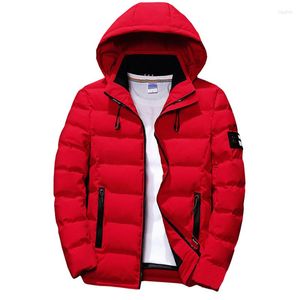 Men's Down 2023 Men Winter Jacket And Coat Hooded Warm Windproof Parkas Mens Thick Parka Casual Slim Fit Outwear Male Overcoat