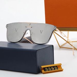 선글라스와 태양 여성 디자이너 선글라스 남성 안경 합금 은폐 거울 프레임 편광 Shade PC 렌즈 UV400 장식 고급 L 브랜드 Lunette