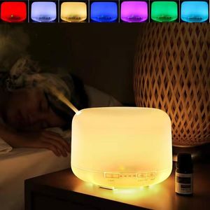 Elettrodomestici Aromaterapia Diffusore di oli essenziali Capacità 500ml LED Nignt Light Umidificatore ad ultrasuoni Classico Aroma Machine Mist Maker