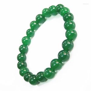 Strand Natural Crystal 8mm Rock Aventurine Beads Tibetan Buddha Prayer Mala Armband för kvinnliga buddhistiska smycken