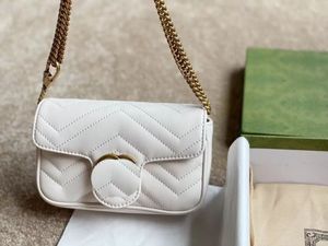 Torby crossbody Portfel damski Złota łańcuch torebka Pure Color Mary Mini ramię proste atmosfera Messenger Women torebki 102800