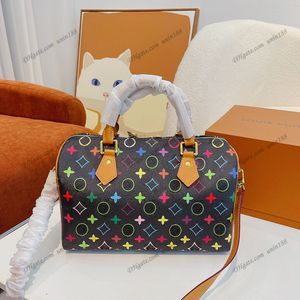 Women Luxurys Designers TOBES Torba szybkie patentowe skórzane torebki drukowanie kwiatów poduszka szewder crossbody torebka torebka torebka 30 cm