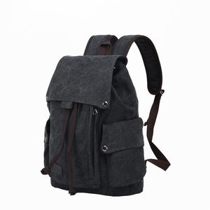 Canvas School Bags For Students Casual Backpack For Women Men Fashion Outdoor Travel Bags Large Capacity283k