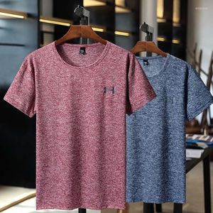 Men's T Shirts Arrival Fast Drying Clothes Super Large Short Sleeved Men Loose Summer Casual O-neck Knitted Shirt Plus Size 3XL-10XL