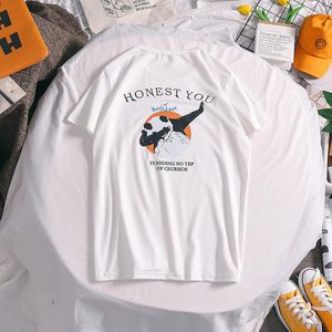 Männer T-Shirts TikTak Celebrity Kurzarm Männer und Frauen Sommer tragen Hong Kong Stil Marke Paar Kleidung Rundhalsausschnitt