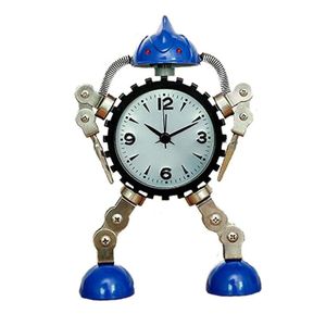 Clocks Accessories Other & Cute Children's Digital Room Silent Bedroom Robot Alarm Clock Small Gear Creative Student