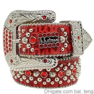 2023 Мужчины Женщины BB Simon Belt Luxury Designer Belt Retro Retro Buckle Rifts 20 Color Crystal Diamond 2x