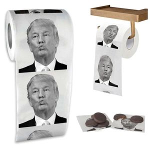 Tissue Kreativ150 Blätter Donald Trump oder Joe Biden Muster Toilettenrolle Papier Neuheit Badezimmer Papiertuch Lustiges Heimpapier