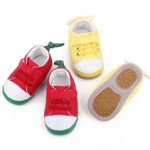 First Walkers Spring و Autumn Rubber-Soled Shoes Cartoon Fruit Soft-Soled Toddler