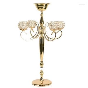 Ljushållare 10st prisdesign bröllopsblommor mittstycken metallstativ för bordets mittstycke Event Party Decor 1501