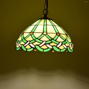 Pendant Lamps Vintage Tiffany Stained Glass Lamp Nordic B&B Bedside Bedroom Bar Bay Window Dining Room Chandelier