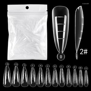 False Nails Manicure Shaping Rapid Extension Nail Mold Crystal Potherapy Piece Without Paper Holder With Scale 120 Pieces In BagsFalse