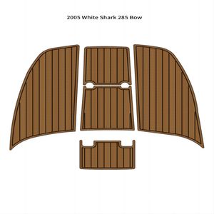 2005 White Shark 285 Bow Mat Boat EVA Faux Teak Deck Flooring Pad Self Adheisve