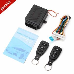 Ny bilnyckelfri inträdessystem Central Lock Keyless Entry System Remote Central Kit w/Control Box med Remotr Trunk Release