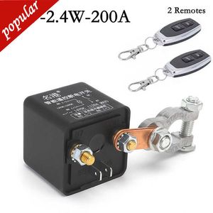 New 12V 250A Universal Battery Switch Relay Integrated Wireless Remote Control Disconnect Cut Off Isolator Master Switches