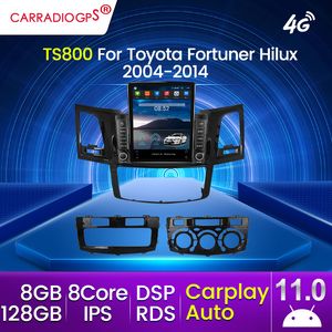 Car DVD Радио для Toyota Fortuner Hilux Revo Vigo 2007-2015 Мультимедийный видеоплеер Autoradio Navigation GPS Android 11 2din CarPlay