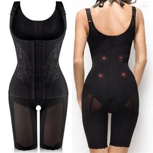 Kadın şekillendiricileri 5xl Kadınlar Zayıflama Bodysuits Vücut Manyetik Uzak İnfaz Düzeltici İç Çamaşırı Kadın Kontrol Karnı Karın Korsetleri Azaltın