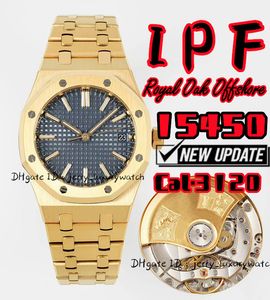 IPF 15450st Wath Wath Watch Watch Cal3120 All-In-One ، سمك 37 مم 9.8 ملم ، رمح مركزي صلب ، 41 ساعة تخزين الطاقة الحركية اثنين