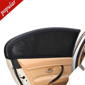 Neue 2PCS Auto Vorne/Hinten Seite Fenster Sonnenschutz Abdeckung UV Schützen Anti Moskito Mesh Auto Außen Sonnenschirm Net für Baby Kind Camping