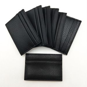 Fashion Men Women Real Leather Credit Card Holder Classic Mens Mini Bank Card Holder Small Wallet Slim Genuine Leather Wallets Wti250w