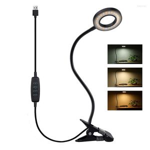 Tischlampen Nagel Schönheit Licht Tattoo Clip USB Lampe Flexo LED Schreibtisch Student Buch Lichter Studie Lesen