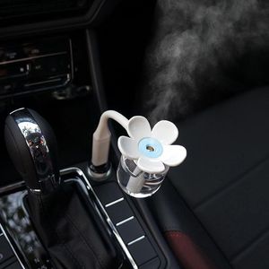 Appliances Car Air Freshener Formaldehyde Purifier Filter Diffuser Aromatherapy Vent Cleaner Auto Parts Humidifier USB Flowers Simple